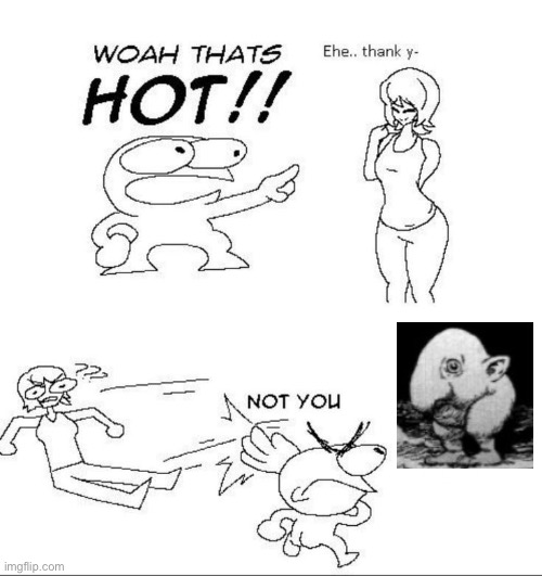 WOAH THATS HOT!! | image tagged in woah thats hot | made w/ Imgflip meme maker