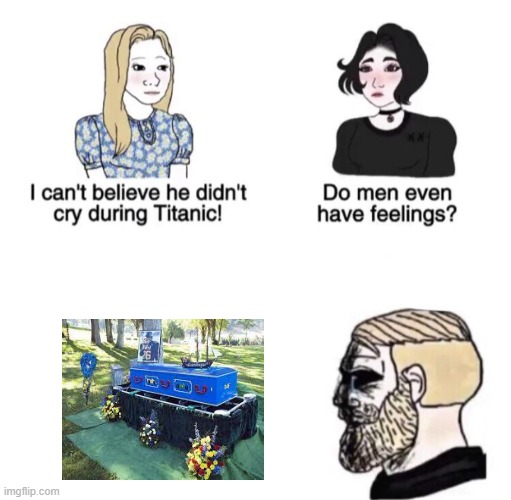 ... | image tagged in chad crying | made w/ Imgflip meme maker