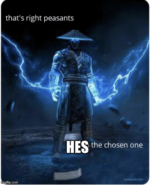 The chosen one | HES | image tagged in the chosen one | made w/ Imgflip meme maker