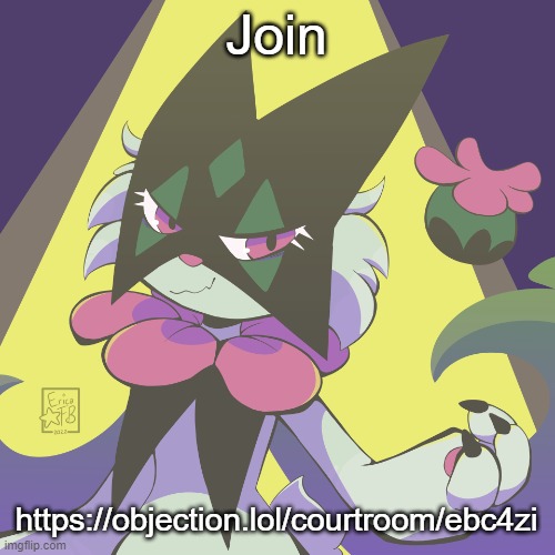 Meowscarada | Join; https://objection.lol/courtroom/ebc4zi | image tagged in meowscarada | made w/ Imgflip meme maker