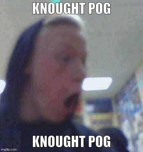 KNOUGHT POG | image tagged in knought pog | made w/ Imgflip meme maker