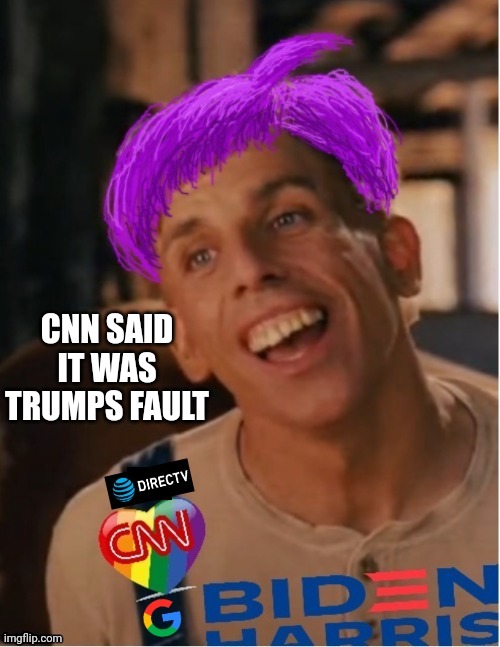 CNN SAID IT WAS TRUMPS FAULT | image tagged in libtard jack 2023 | made w/ Imgflip meme maker