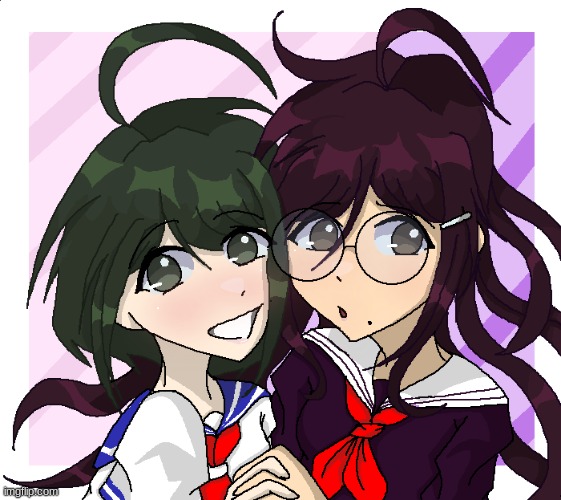 toko and komaru | made w/ Imgflip meme maker