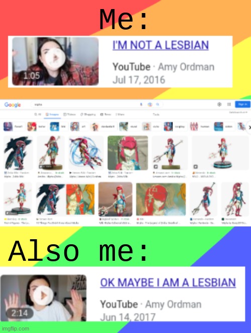 I'm not Lesbian! ...Okay maybe I am Lesbian | Me:; Also me: | made w/ Imgflip meme maker