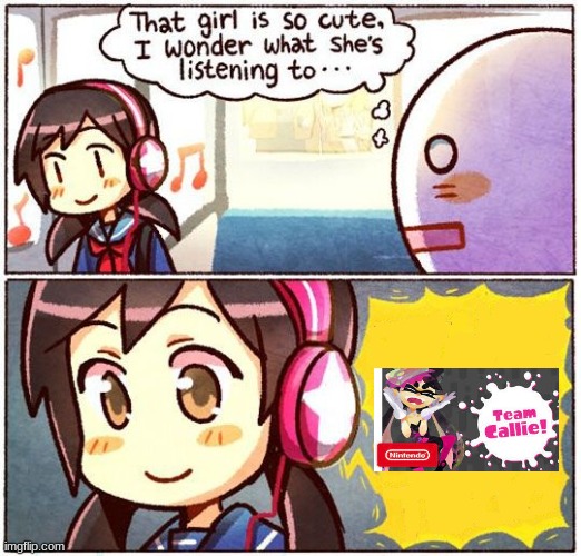 This song F***ing slaps. | image tagged in that girl is so cute i wonder what she s listening to | made w/ Imgflip meme maker