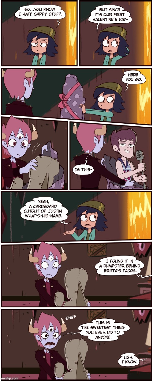 I was so late ): | image tagged in morningmark,svtfoe,comics/cartoons,star vs the forces of evil,comics,memes | made w/ Imgflip meme maker