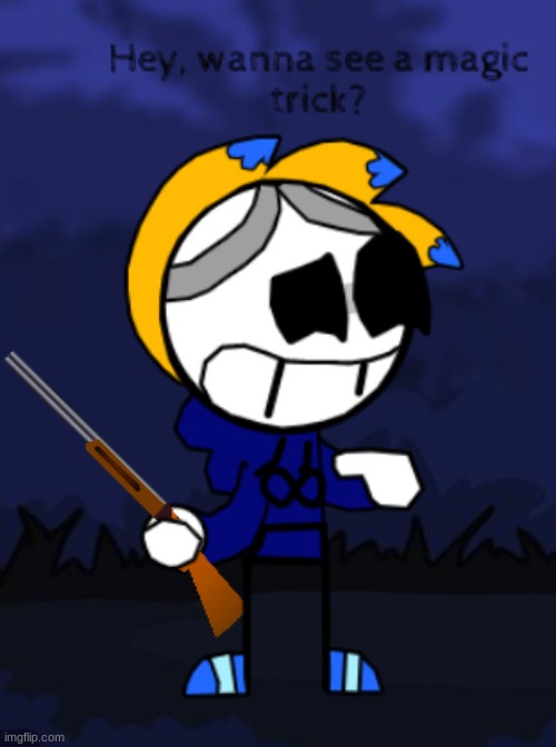 no context needed | image tagged in majin with a shotgun holy shiz | made w/ Imgflip meme maker