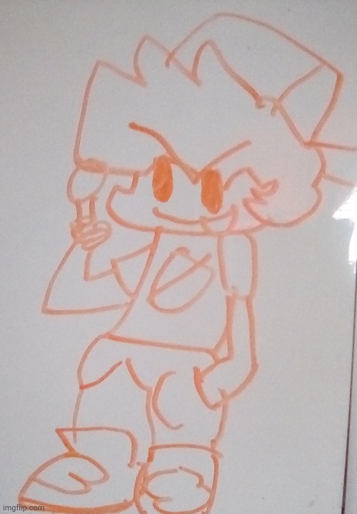 It looks like he is inspecting a spoon (lazy ass drawing on my whiteboard.) | made w/ Imgflip meme maker