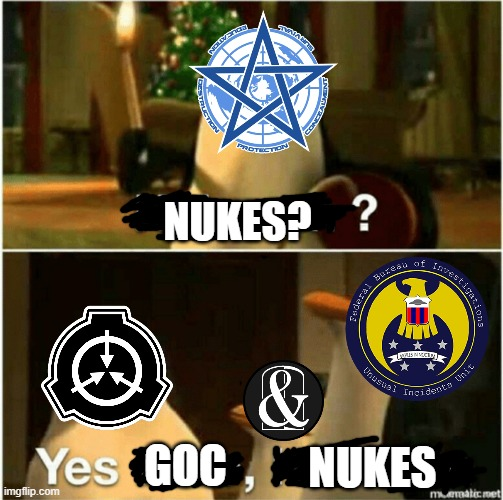 Goc nukes Blank Meme Template