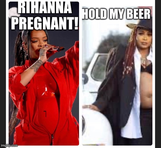 Rihanna | image tagged in rihanna,pregnant | made w/ Imgflip meme maker