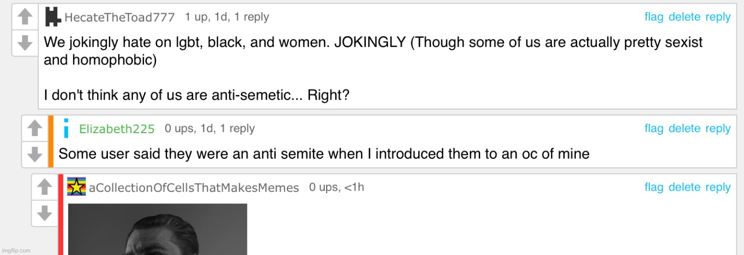 I can FINALLY comment and I AM going to take FULL advantage of that fact | made w/ Imgflip meme maker