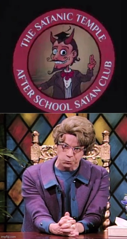 The Church Lady | image tagged in church lady,the church lady,satan,government corruption,school | made w/ Imgflip meme maker