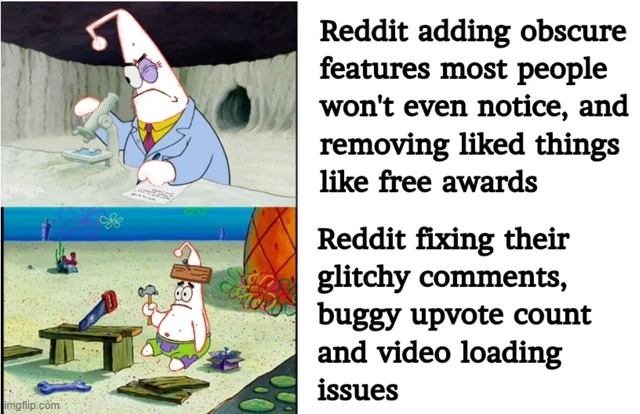 What better person to represent them than Patrick | image tagged in reddit,repost,funny,memes,patrick star,fun | made w/ Imgflip meme maker