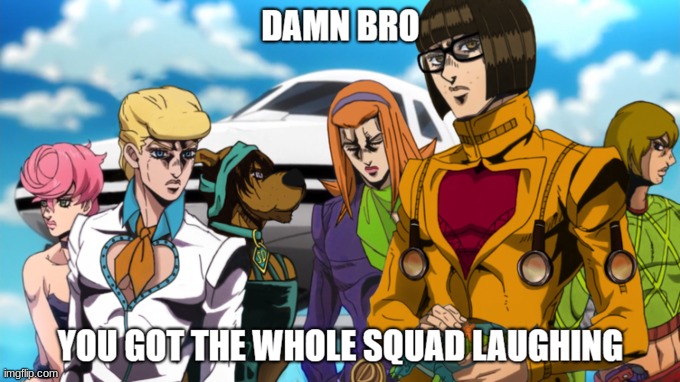 Scooby-Doo Jojo collab Blank Meme Template