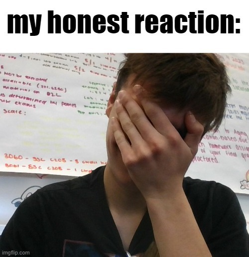 image tagged in my honest reaction | made w/ Imgflip meme maker