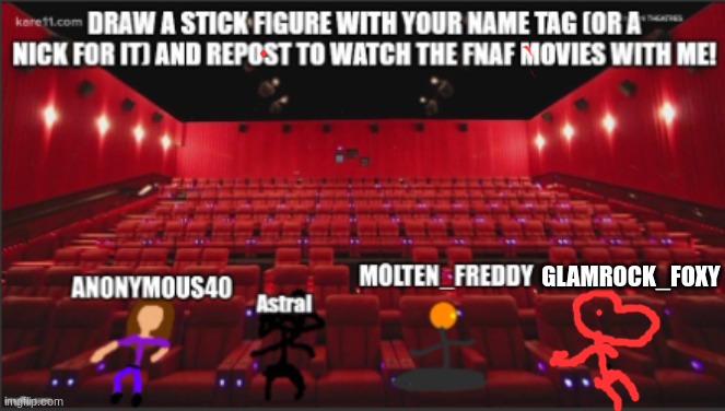 lessgo | GLAMROCK_FOXY | image tagged in fnaf movie | made w/ Imgflip meme maker