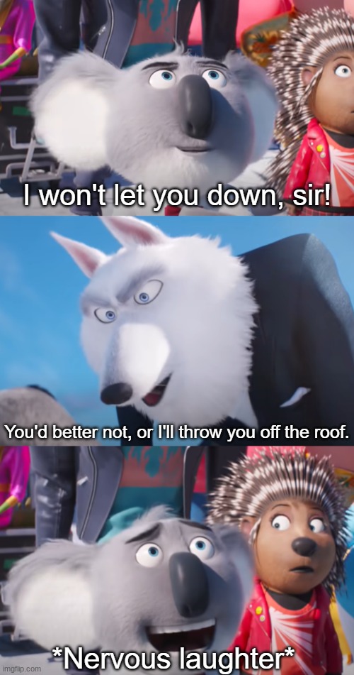 Yep, time to start controversy | image tagged in i won't let you down sir | made w/ Imgflip meme maker