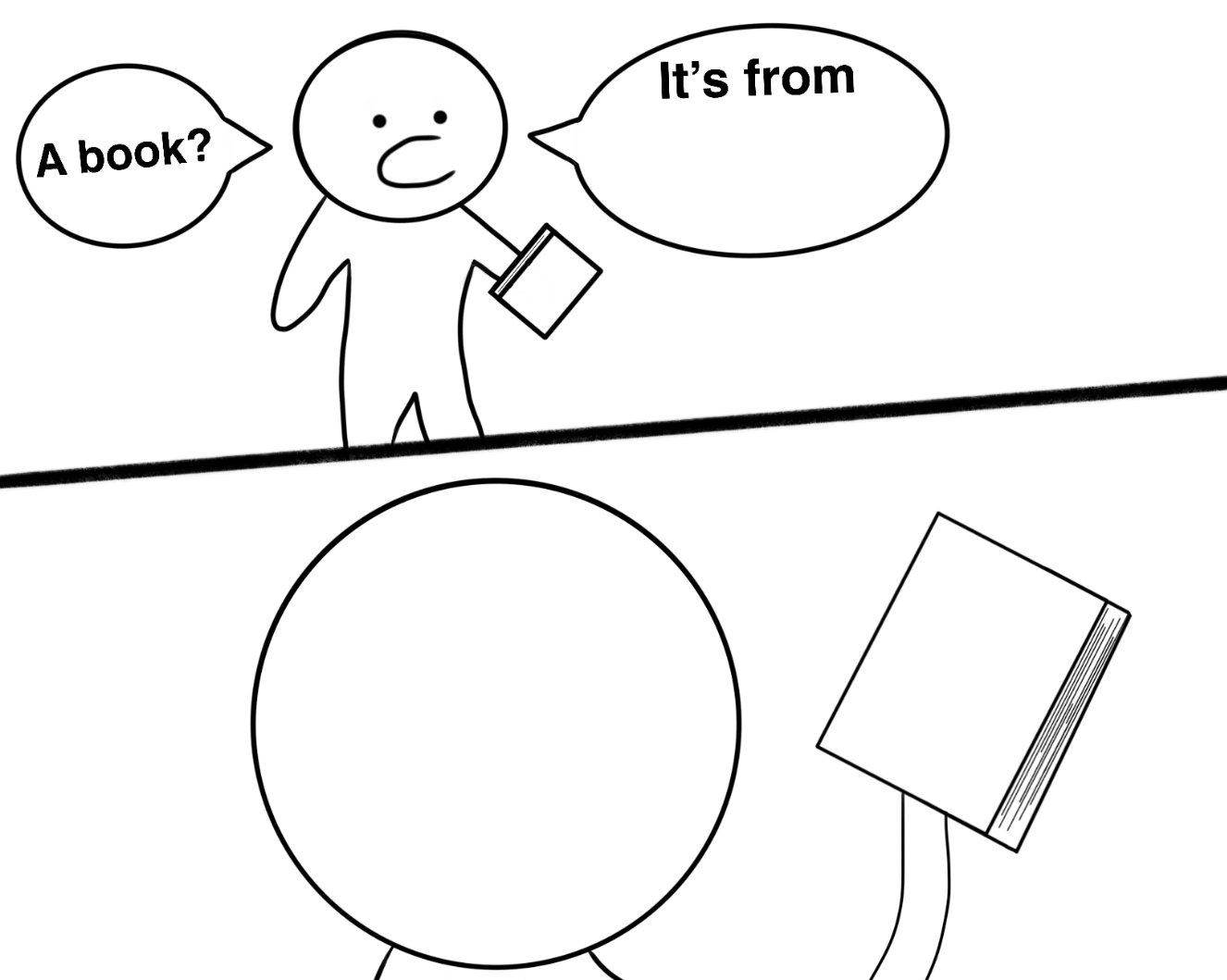 High Quality A book? It’s from Blank Meme Template