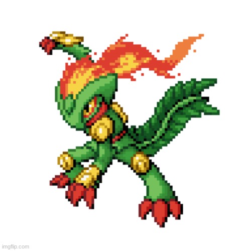 Sceptile/Infernape | image tagged in pokemon fusion | made w/ Imgflip meme maker