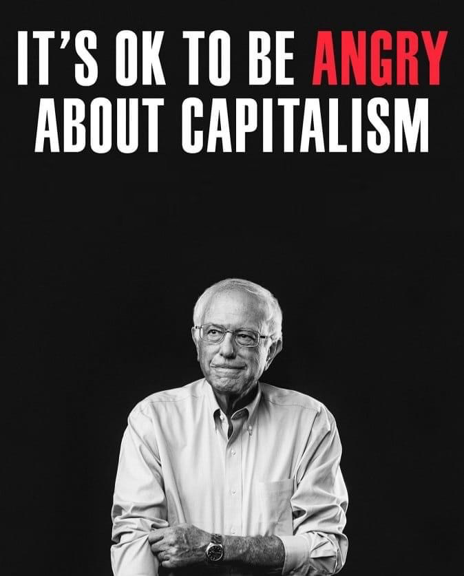 High Quality It’s ok to be angry about capitalism Blank Meme Template