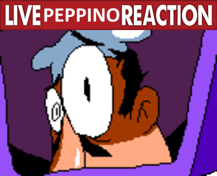High Quality Live Peppino Reaction Blank Meme Template