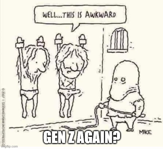 Gen Z Again | GEN Z AGAIN? | image tagged in gen z again | made w/ Imgflip meme maker