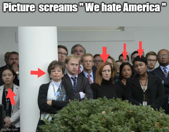 THE BARRY CREW when TRUMP elected 2016 before the 2020 election theft. | Picture  screams " We hate America " | image tagged in democrats,nwo | made w/ Imgflip meme maker