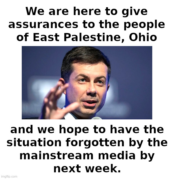 Pete Buttigeig in East Palestine, Ohio | image tagged in pete buttigieg,east palestine ohio,train wreck,mainstream media,fake news | made w/ Imgflip meme maker