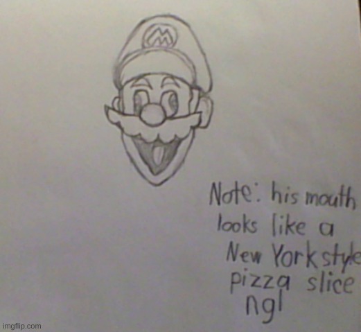 ItzLunarNewYearBak's Request | image tagged in smg4,mario,drawing | made w/ Imgflip meme maker