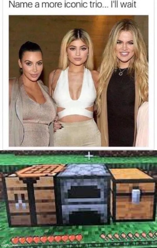 ALWAYS | image tagged in name a more iconic trio,the iconic trio of minecraft | made w/ Imgflip meme maker