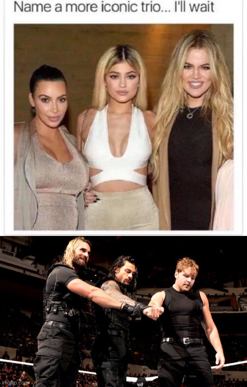 The Shield | image tagged in name a more iconic trio,shield | made w/ Imgflip meme maker