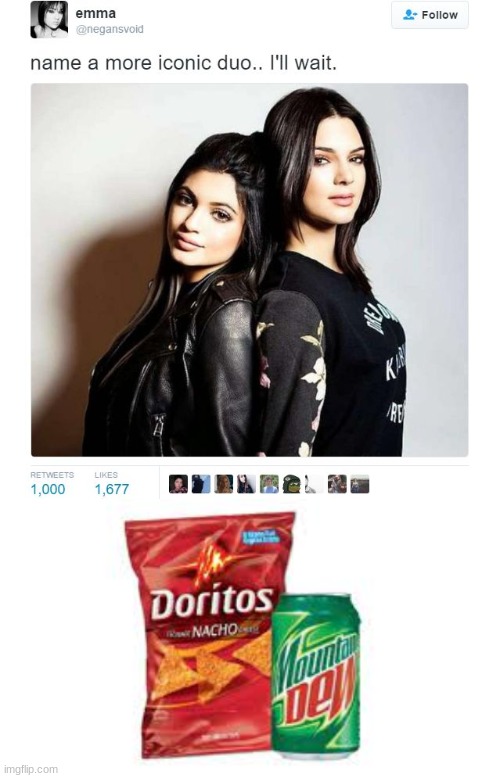 ez no diff | image tagged in name a more iconic duo | made w/ Imgflip meme maker