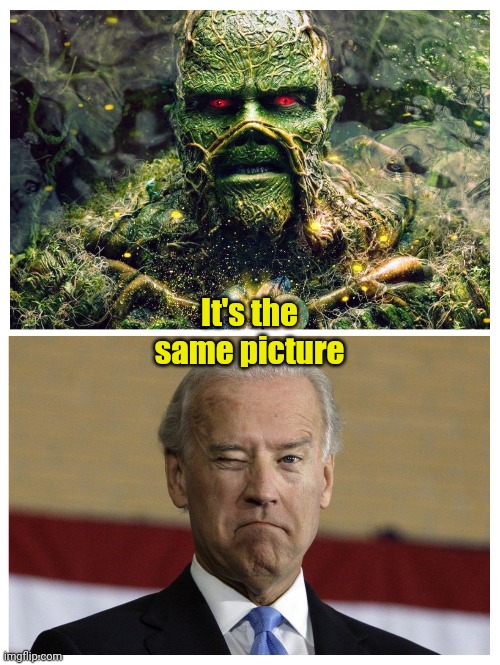 Swamp Thing 2.0 | It's the same picture | made w/ Imgflip meme maker