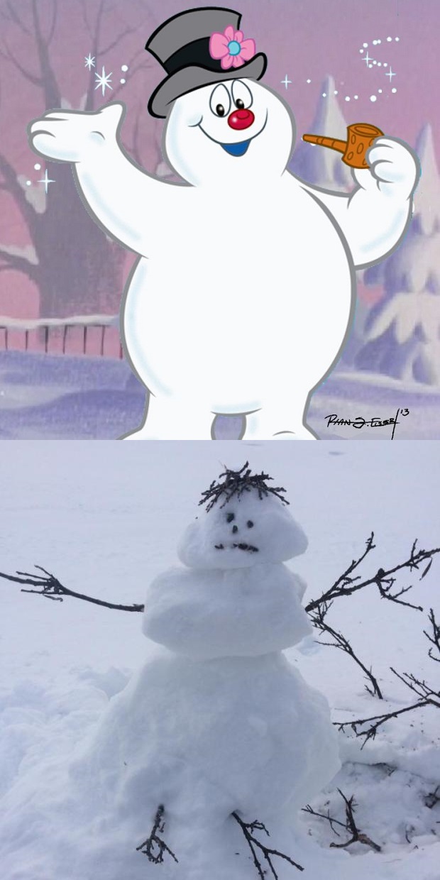 High Quality Snowmen Blank Meme Template