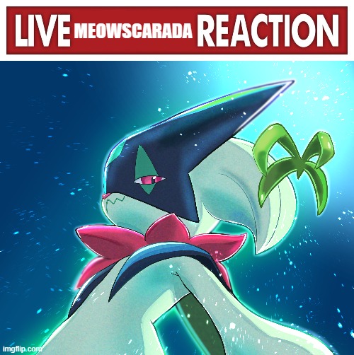 MEOWSCARADA | image tagged in live x reaction | made w/ Imgflip meme maker