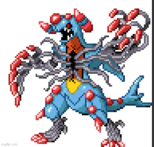 Tentacruel/Garchomp | image tagged in pokemon fusion | made w/ Imgflip meme maker