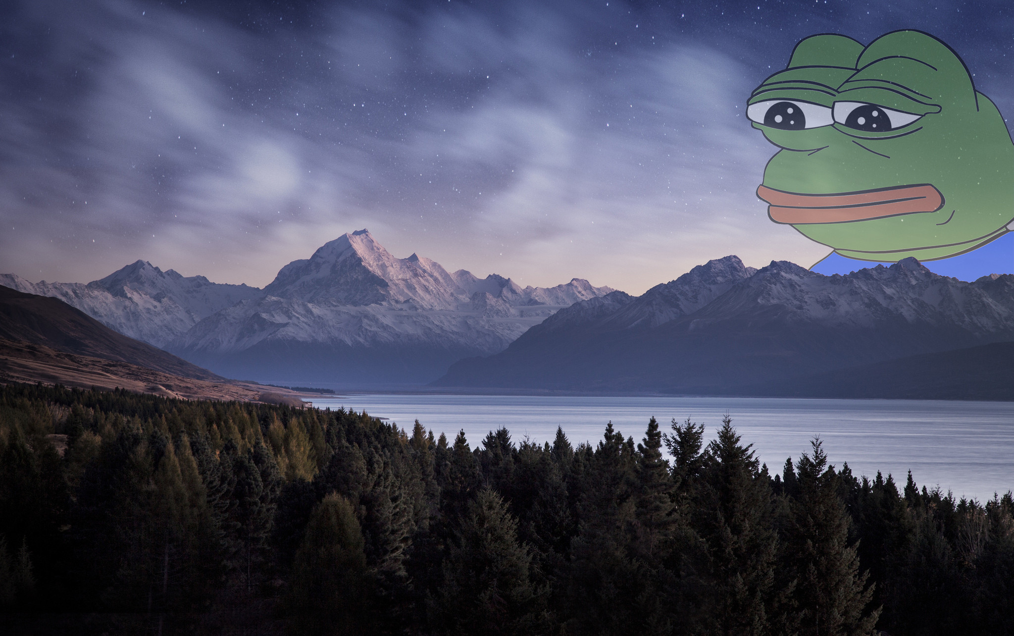 High Quality pepe background Blank Meme Template