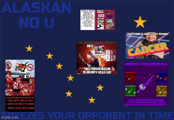 ALASKAN NO U; FREEZES YOUR OPPONENT IN TIME | made w/ Imgflip meme maker