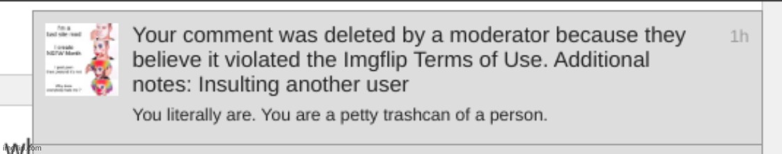 andrew deleted my comment :skull: | made w/ Imgflip meme maker