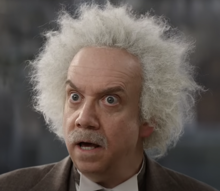 Giamatti Einstein Brilliant! Blank Meme Template