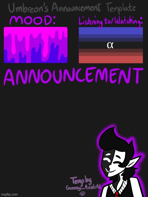 Umbreons gummy template! Blank Meme Template