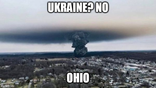 Pete Buttigieg | UKRAINE? NO; OHIO | image tagged in pete buttigieg | made w/ Imgflip meme maker