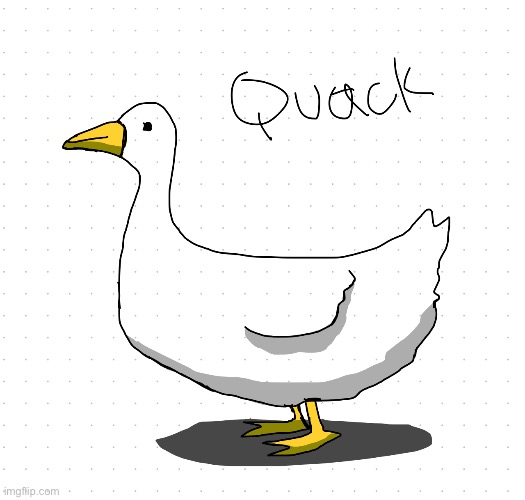 Duck | image tagged in drawing | made w/ Imgflip meme maker