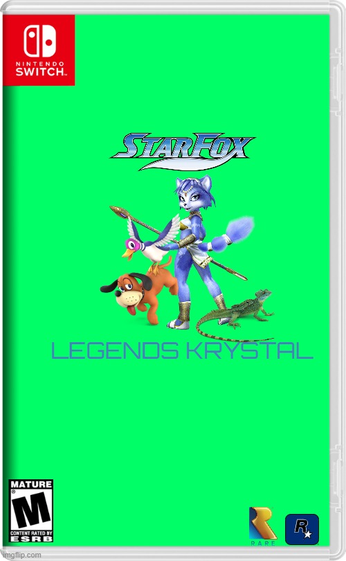 starfox legends krystal | LEGENDS KRYSTAL | image tagged in nintendo switch,prequel,starfox,fake,krystal | made w/ Imgflip meme maker