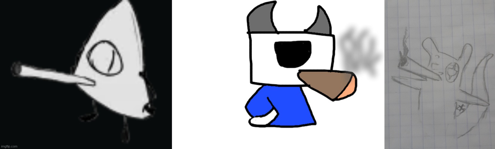 image tagged in smork,shade smoking a fat blunt,artificer smoking big fat blunt | made w/ Imgflip meme maker