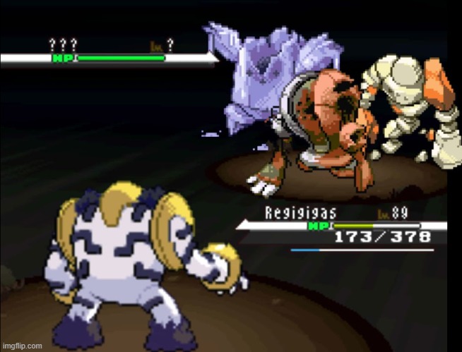 Lifting&Zombies on X: Here is a first look at Shiny Regigigas in