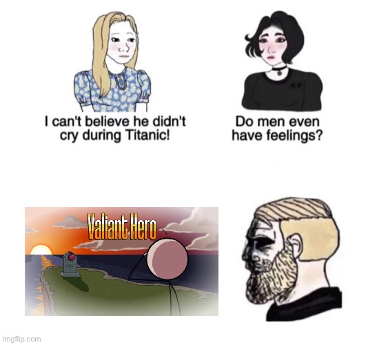 When real men cry | image tagged in gaming,henry stickmin,charles,stickman,death | made w/ Imgflip meme maker