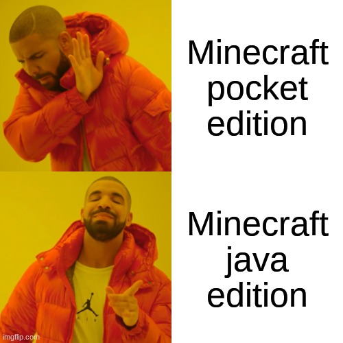 MINECRAFT Java Edition VS MINECRAFT Pocket Edition