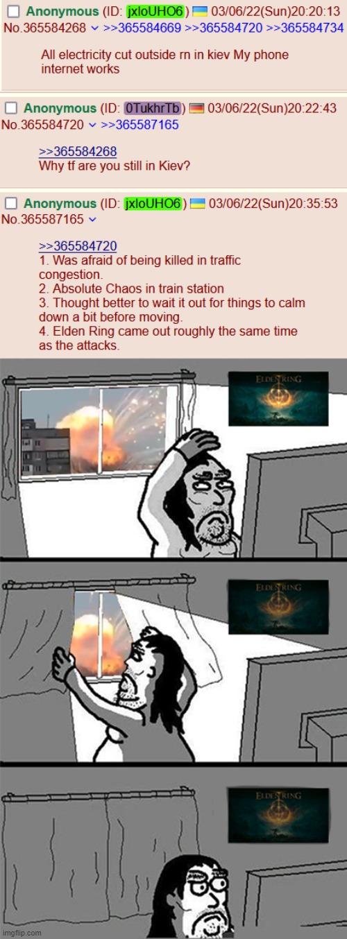 Ukrainian anon just wants to play Elden Ring | made w/ Imgflip meme maker