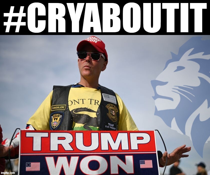 Join the Conservative Party to support #Trump2024 & for more Leftist tears. | image tagged in trump 2024 cry about it,trump 2016,trump 2020,trump 2024,leftist tears,cry about it | made w/ Imgflip meme maker